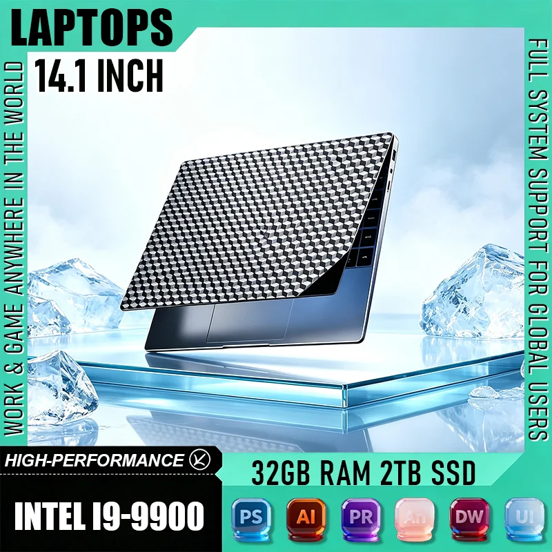 Pc Gaming Ram 32Gb - 14.1 นิ้ว แล็ปท็อปเกมมิ่งแบบพกพา Intel Core i9