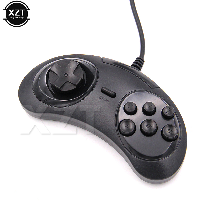 Pc Gaming Gta 6 - USB Wired Gamepad เกมคอนโทรลเลอร์สำหรับ SEGA Genesis/MD2