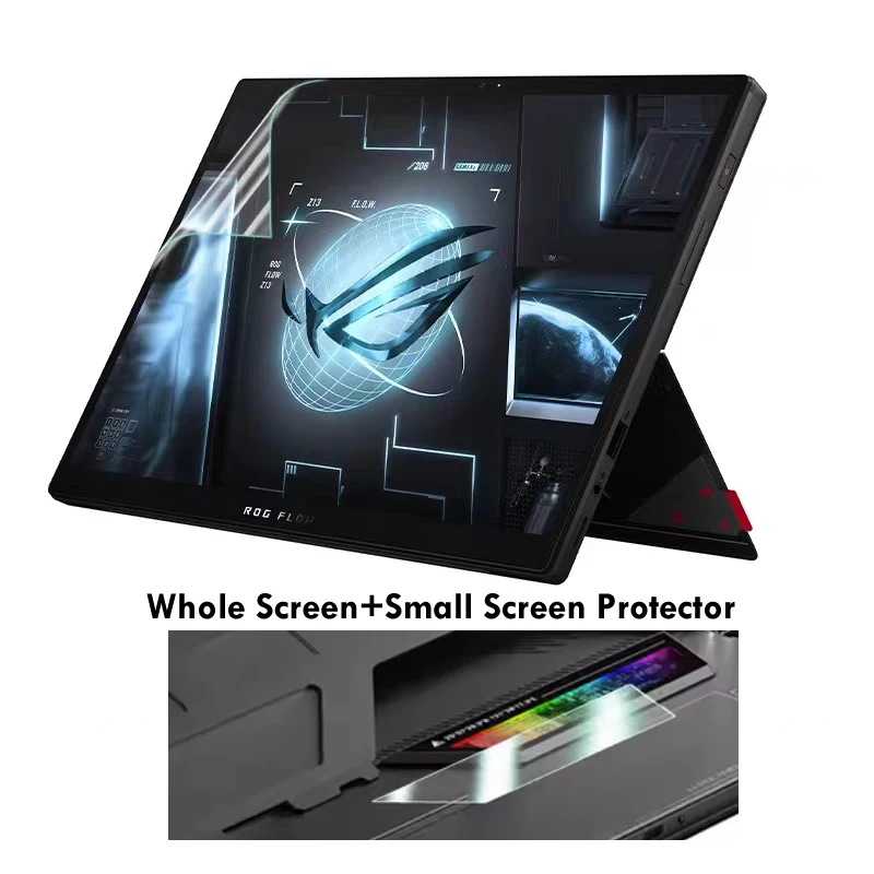 Pc Gaming Asus Rog - ป้องกันแสงสะท้อนทั้งหน้าจอ + ตัวป้องกันหน้าจอขนาดเล็กสำหรับเกม Asus ROG Flow