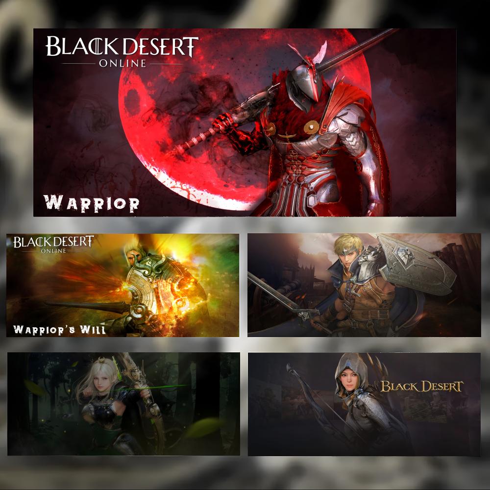 Pc Gaming Online - แผ่นรองเมาส์เกมยอดนิยม B-Black Desert Online ขนาดใหญ่ หนา