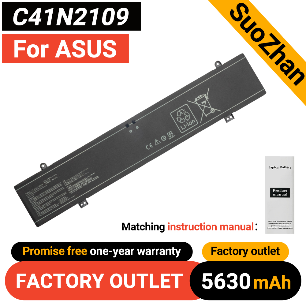 Pc Gaming Asus Rog - SUOZHAN 15.52V 90Wh C41N2109 แบตเตอรี่แล็ปท็อปสําหรับ ASUS
