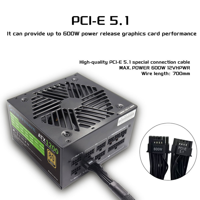 PCIE 5.0 1200W PC Power Supply - Pc Gaming Gta 6 บทวิจารณ์และราคา