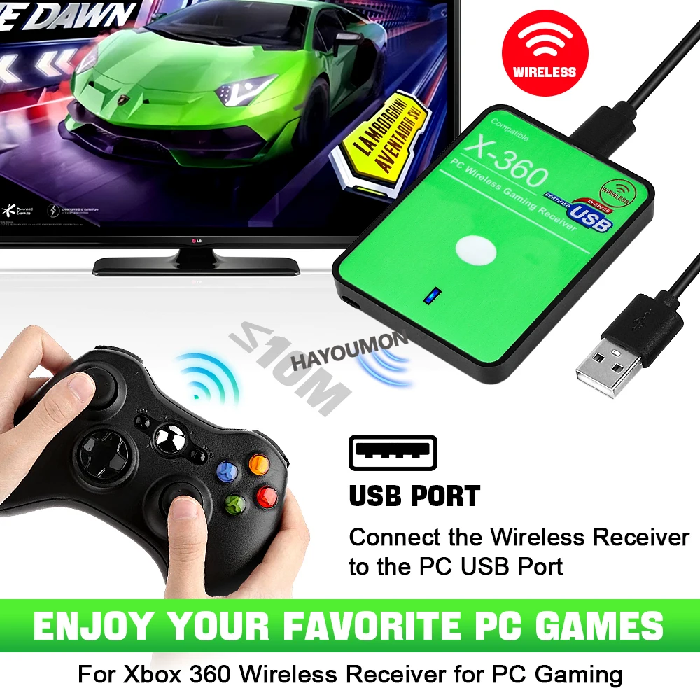 ตัวรับสัญญาณเกมไร้สาย USB คอนโ - Pc Gaming Xbox Controller บทวิจารณ์และราคา
