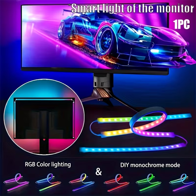 ไฟ RGB สำหรับเล่นเกม แถบไฟ LED - Pc Gaming Game บทวิจารณ์และราคา