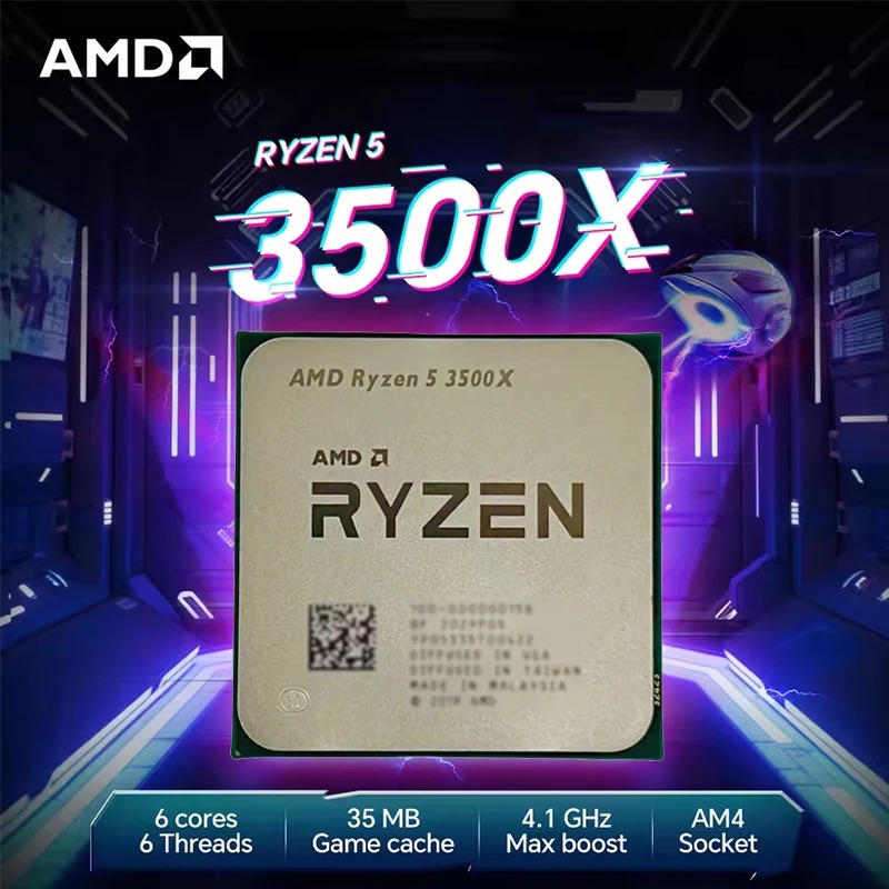 AMD Ryzen 5 3500X ซีพียูเดสก์ท - Pc Gaming Gta 6 บทวิจารณ์และราคา