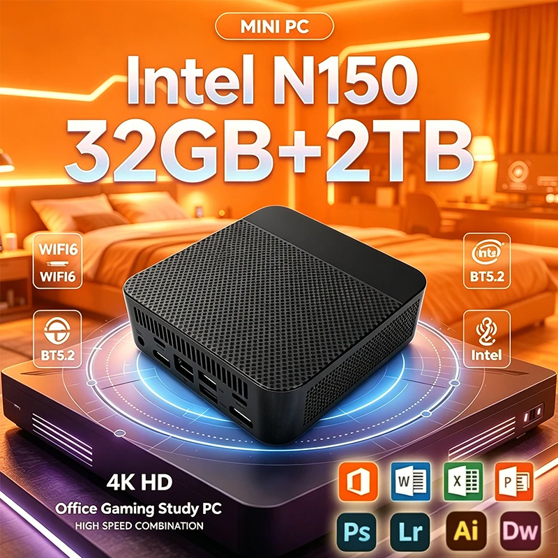 มินิพีซีรุ่นใหม่ N150 คอมพิวเต - Pc Gaming Ram 32Gb บทวิจารณ์และราคา