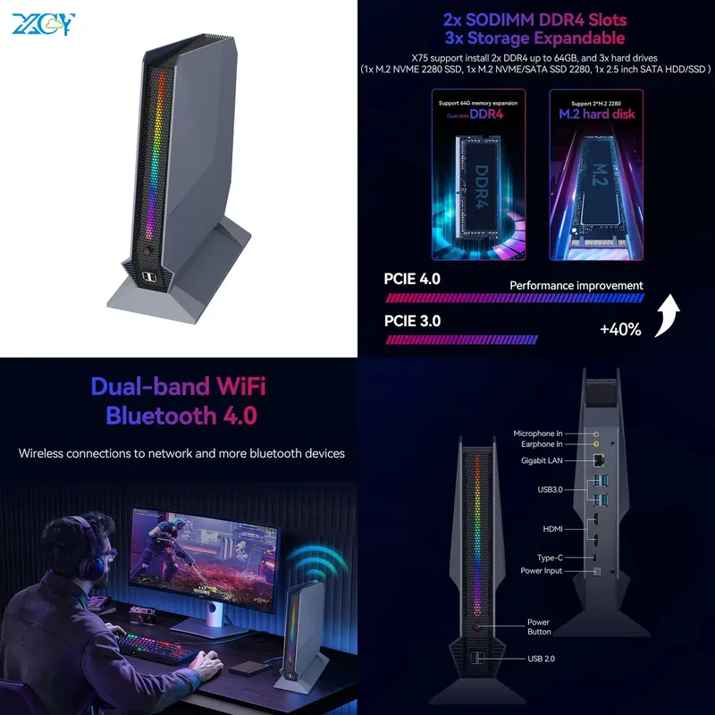 【CHIMU HOME】 มินิพีซีสำหรับเล่ - Pc Gaming Rtx 4060 บทวิจารณ์และราคา