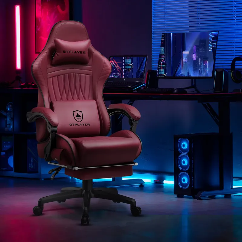เก้าอี้เกมมิ่ง GTPLAYER พร้อมล - Pc Gaming Usa บทวิจารณ์และราคา