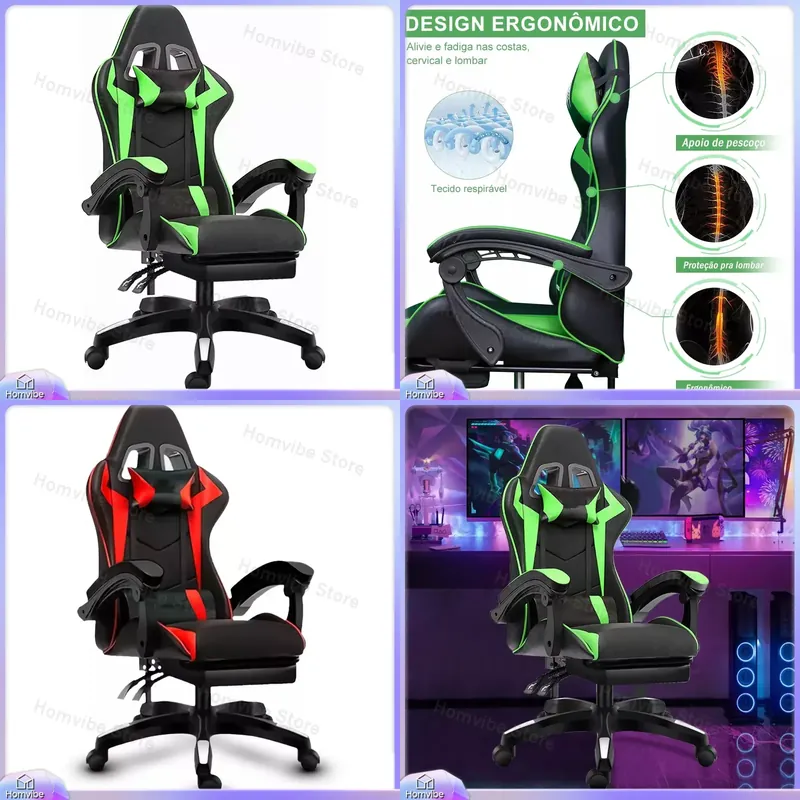 เก้าอี้เล่นเกมตามหลักสรีรศาสตร - Pc Gaming Usa บทวิจารณ์และราคา